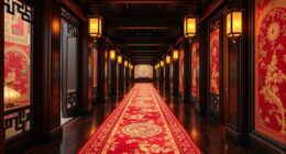 elegant silk hallway runners