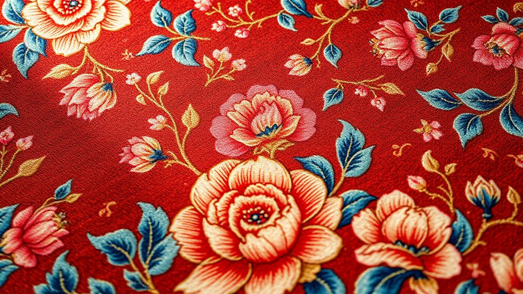 elegant traditional floral carpets