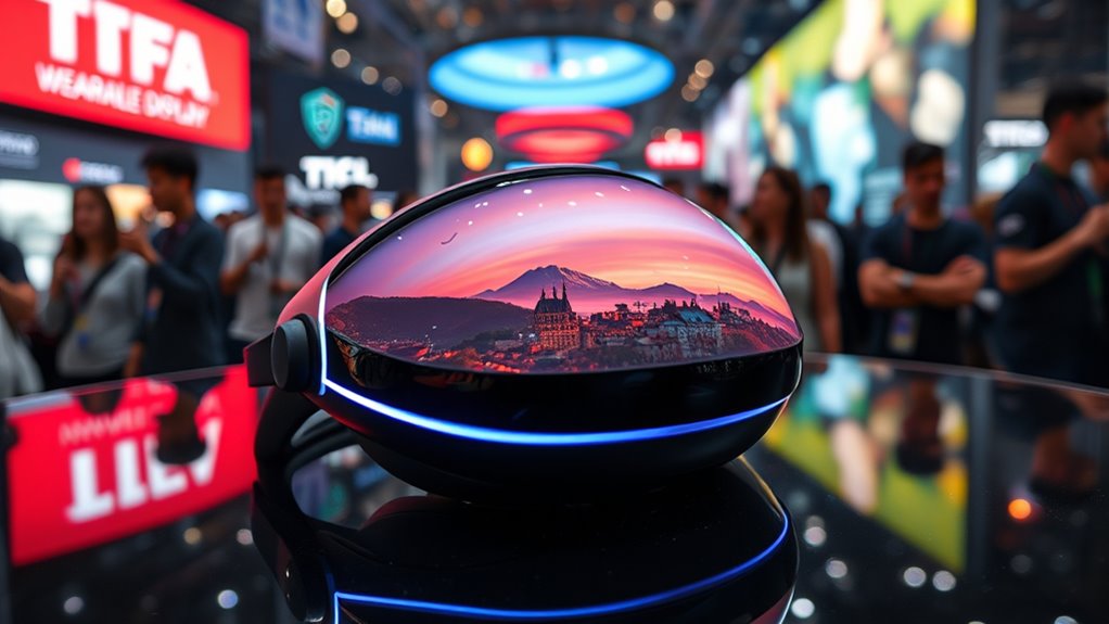 immersive high resolution wearable display