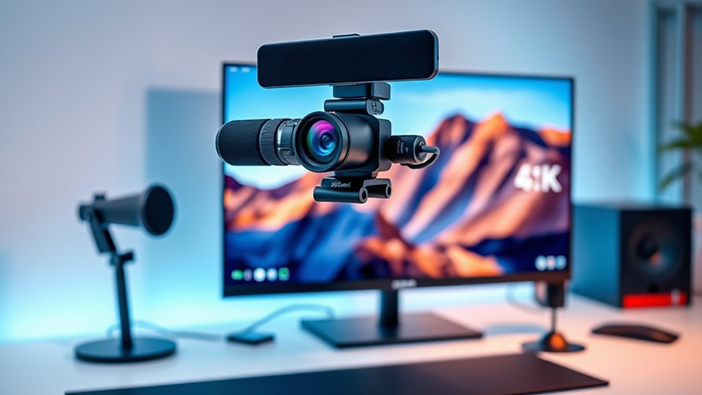 key streaming webcam features