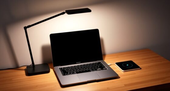 led desk lamps with wireless charging