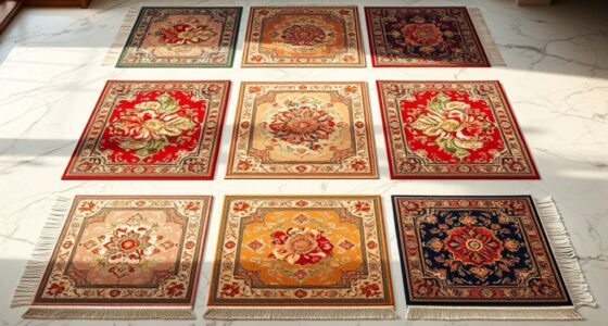luxury durable silk carpets