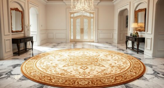 luxury foyer round rugs