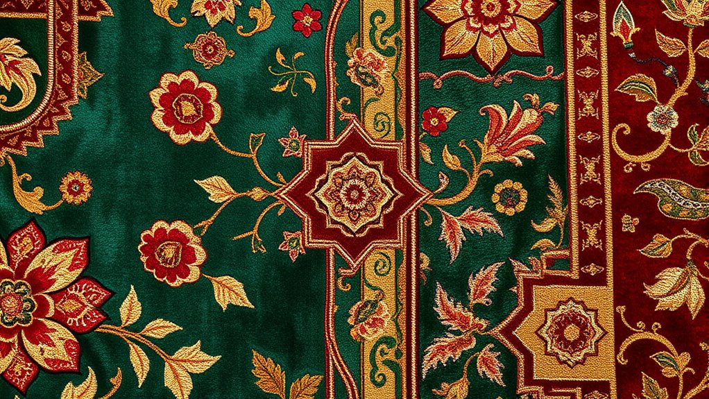 luxury persian silk carpets