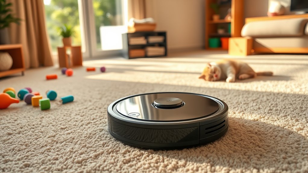 pet hair cleaning features