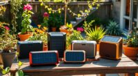 solar outdoor speaker list