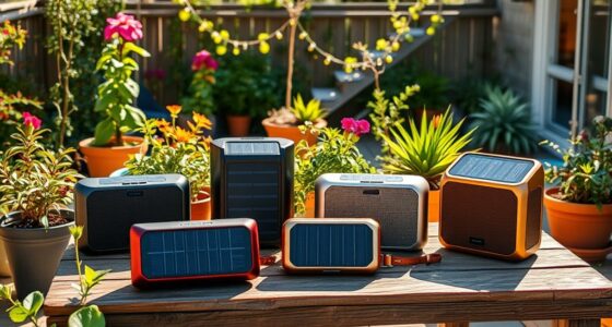 solar outdoor speaker list