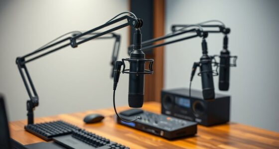 top desk microphone mounts