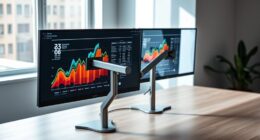 top dual monitor mounts