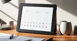top e ink desk calendars