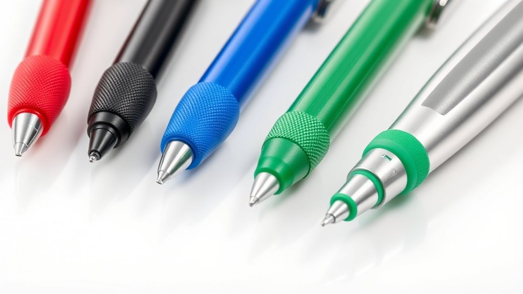 top fingertip grip pens