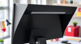 top glare reduction monitor hoods