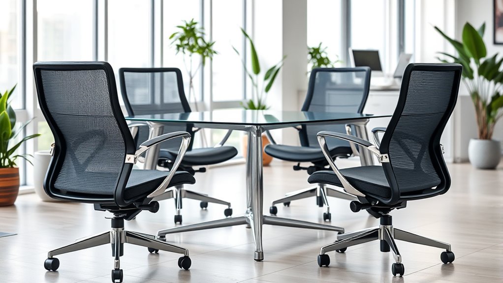 top mesh office chairs