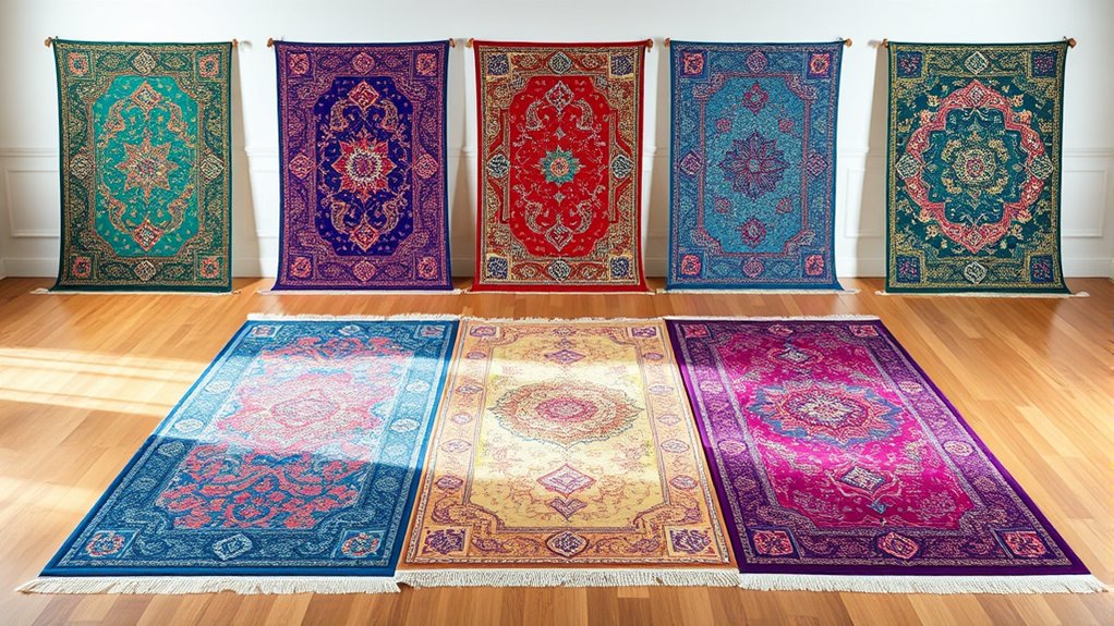 top reversible silk rugs