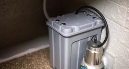 battery powered sump pump backups