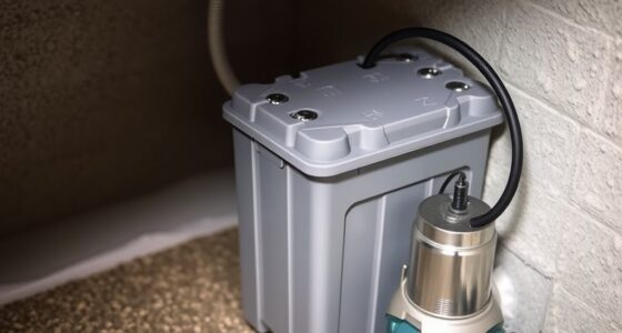 battery powered sump pump backups