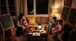 conduct family blackout practice