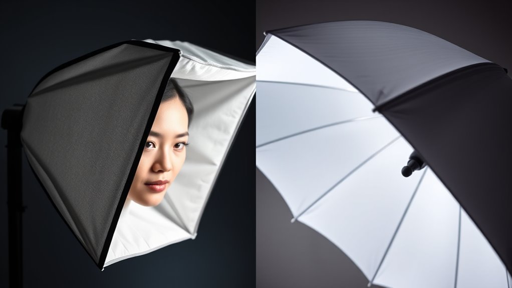 Softbox Vs Umbrella: What No One Told You (Cameras, Photo & Video Guide) 3 controlled portable lighting options
