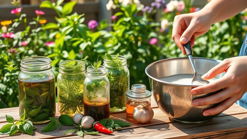 create effective pest repellent mixtures
