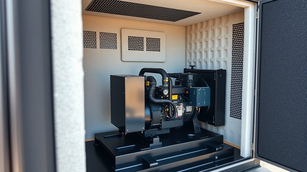 How to Reduce Generator Noise Without Creating Hazards 3 effective acoustic enclosure design
