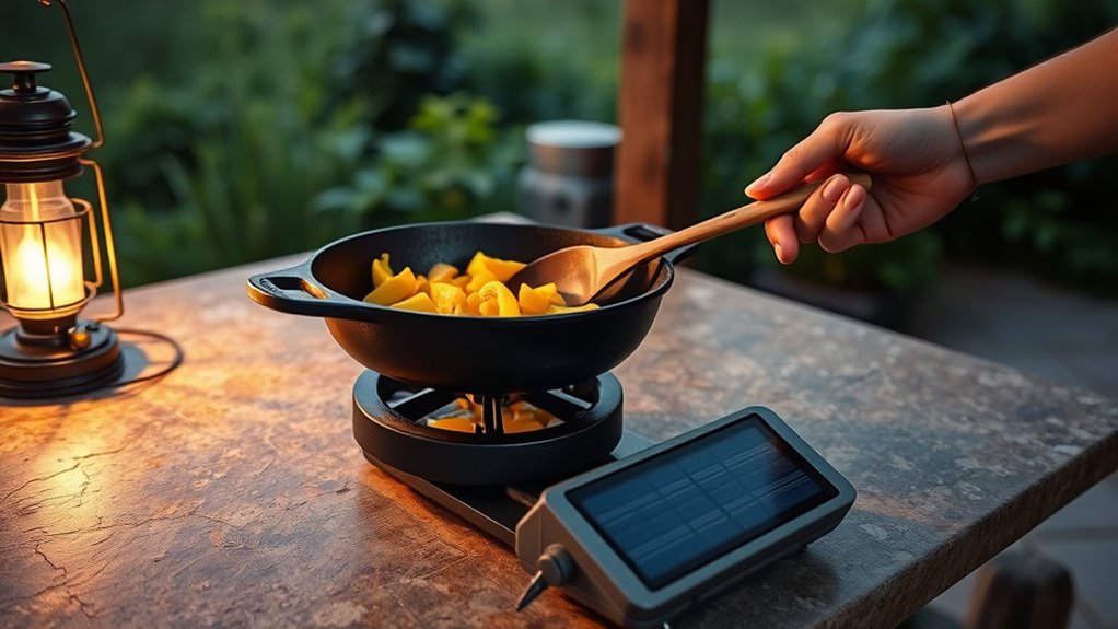 efficient off grid cooking tips