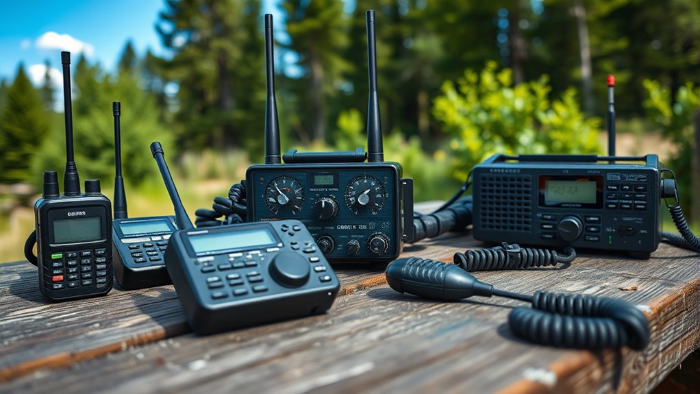 establish emergency radio contacts