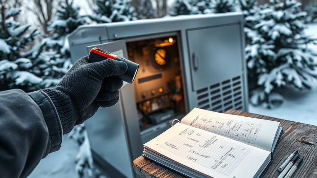 Before You Start: Winterizing a Standby Generator Checklist 11 generator maintenance record keeping