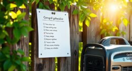 generator noise ordinance checklist