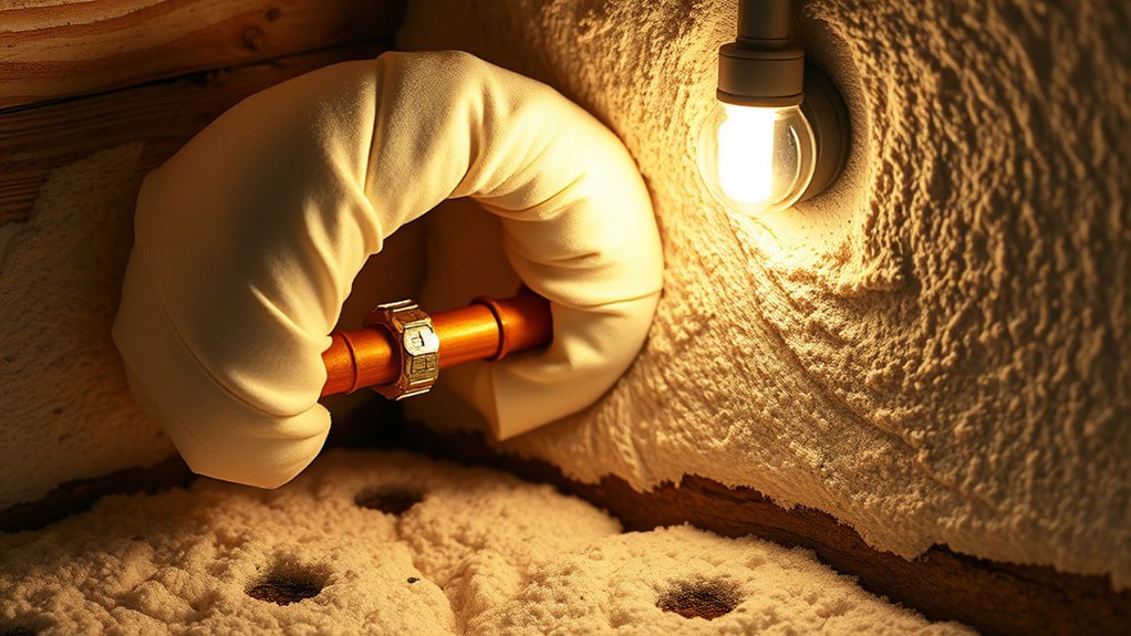 home pipe insulation and sealing