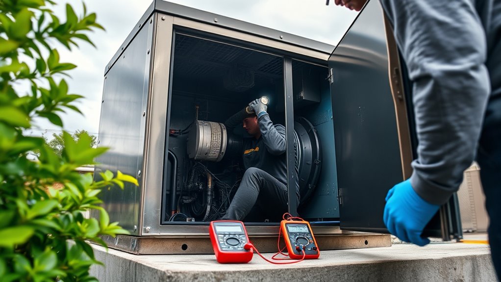 How to Test Your Generator and ATS Before Storm Season 4 inspect generator for damage