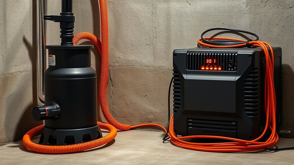 inverter powered pump backup