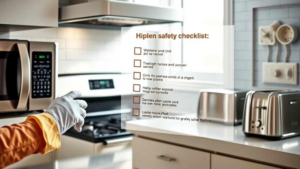 kitchen appliance safety checks