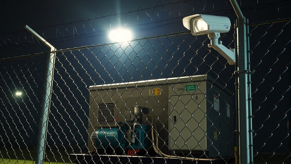 lighting alarms cameras deterrence