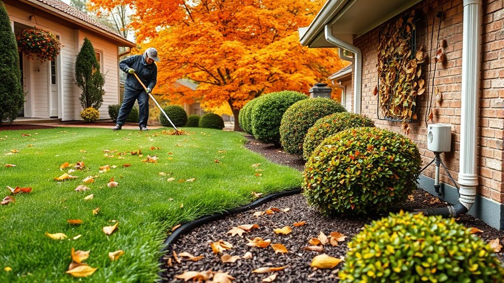 maintain yard drainage systems
