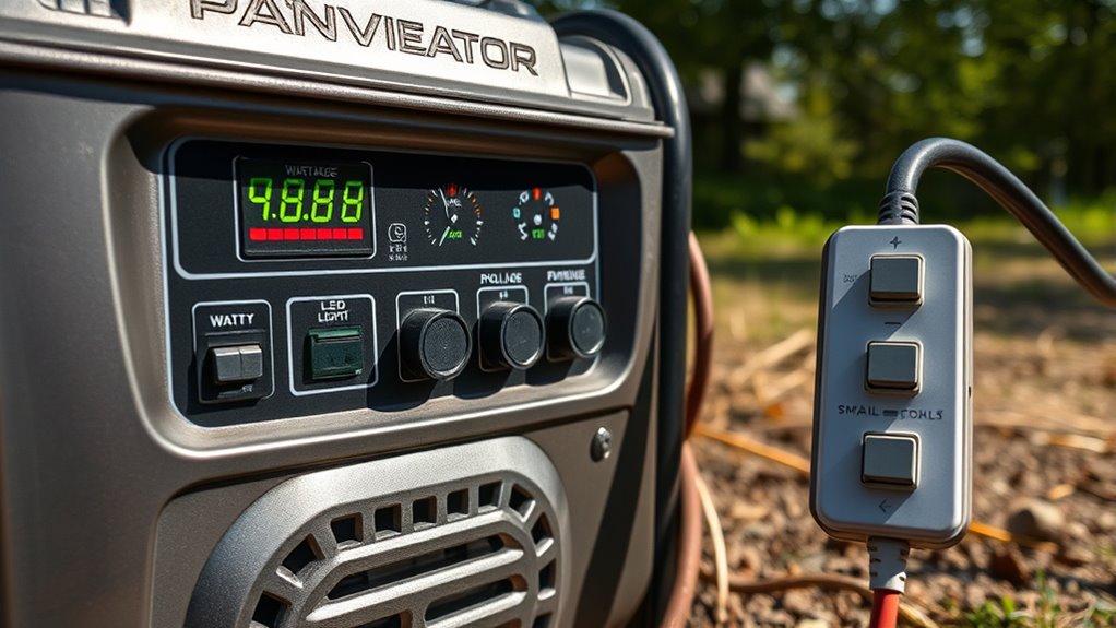 monitor generator load capacity