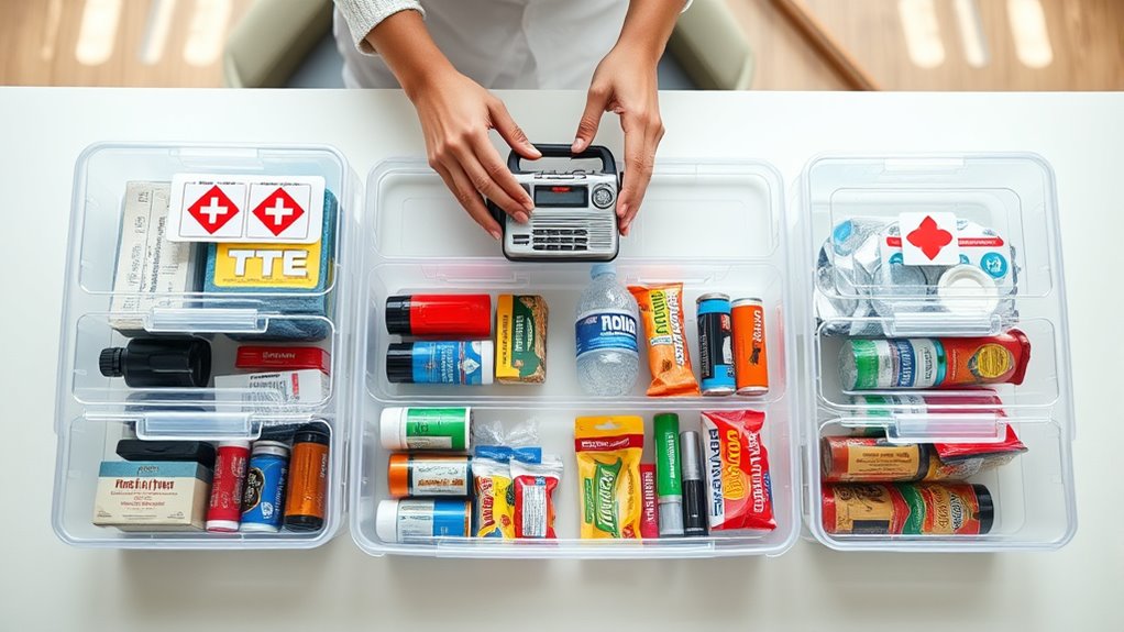 organize and restock supplies