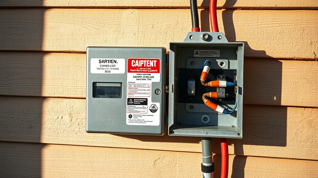 outdoor emergency power disconnect