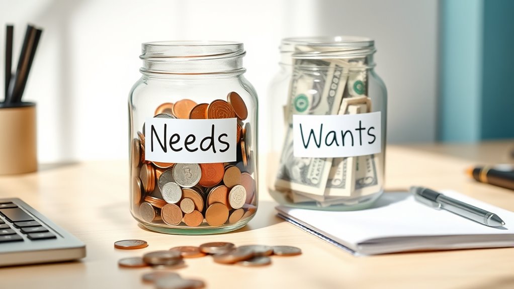 prioritize needs over wants