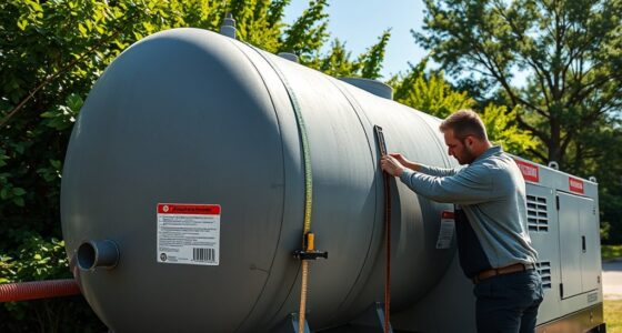 propane generator tank sizing
