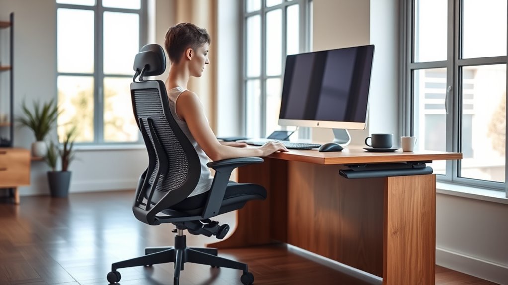 proper ergonomic chair adjustment
