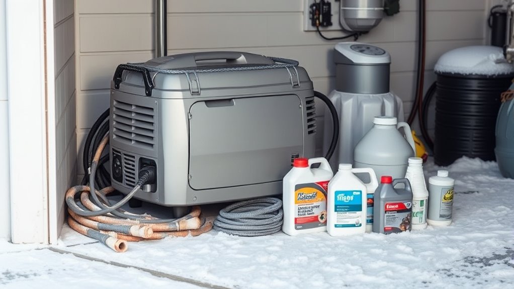proper generator off season storage