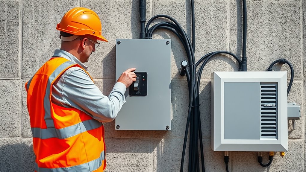 properly disconnect and isolate