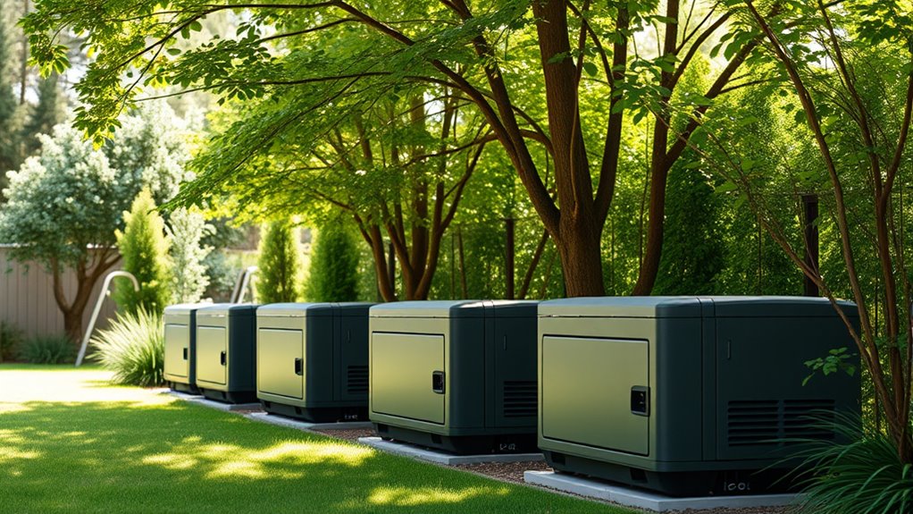 quiet home backup generators