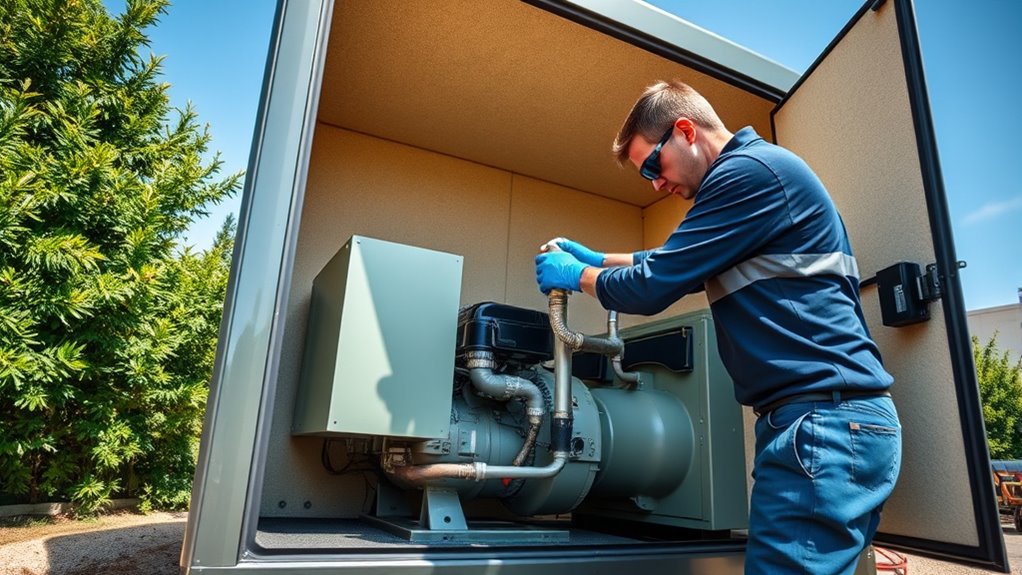 How to Reduce Generator Noise Without Creating Hazards 6 regular maintenance reduces noise