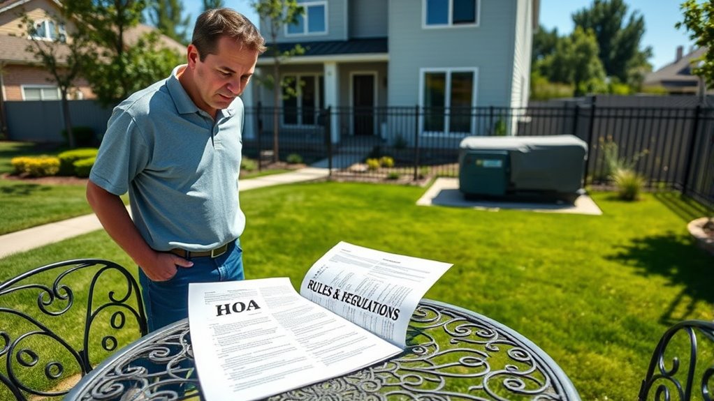 How to Coordinate With Your HOA or City Before Backup Install 3 review hoa rules before installation