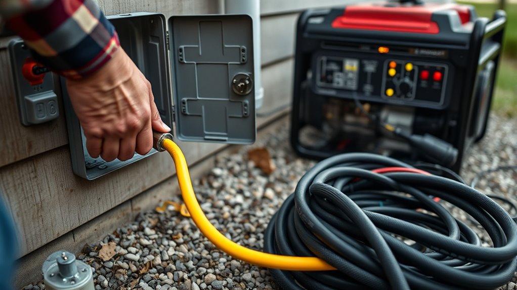 safe electrical backup installation