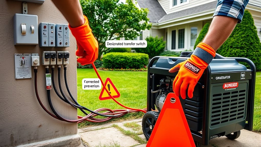 safe generator operation practices