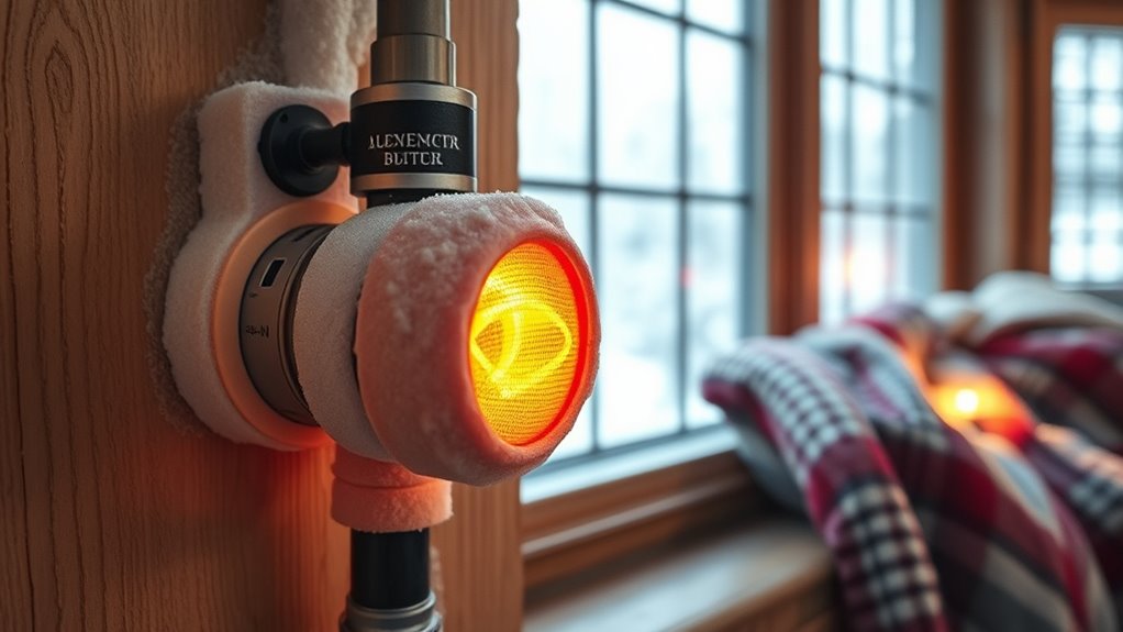 safe heat sources during outages