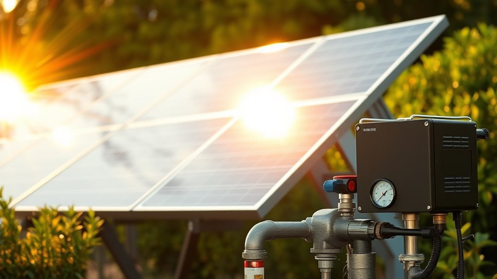 solar powered well pump backup