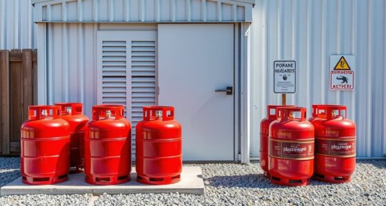 store and rotate propane safely